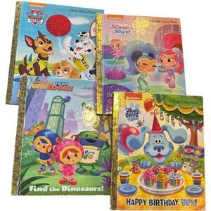 Nickelodeon Little Golden Books Lot Of 4 Hardcover Childrens Storybooks